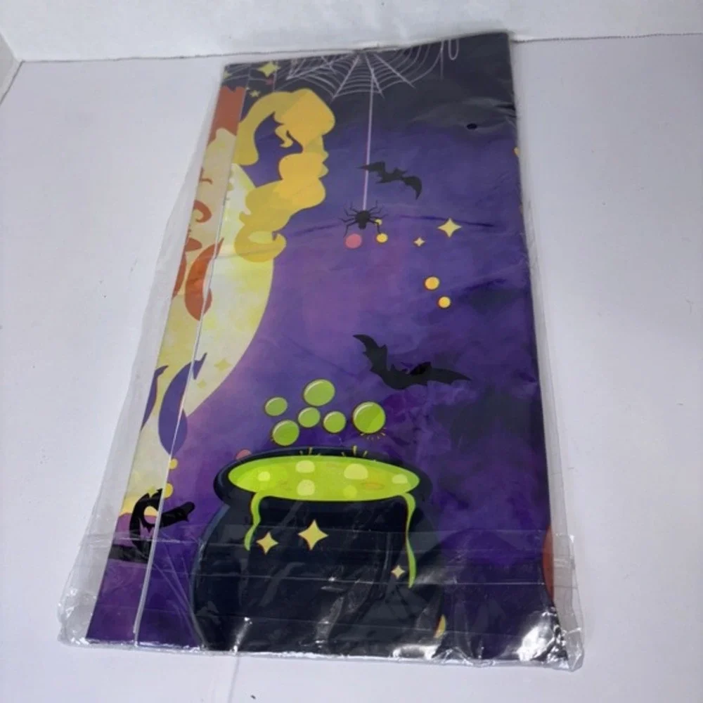 Halloween Party Supplies Bundle I Smell Children Plates Cups Spider Web‎ Decor